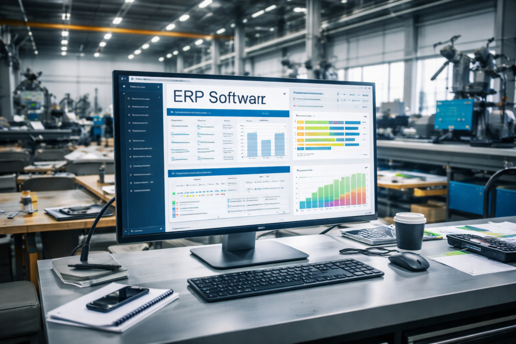 ERP Software Metallbau für digitale Werkstattplanung