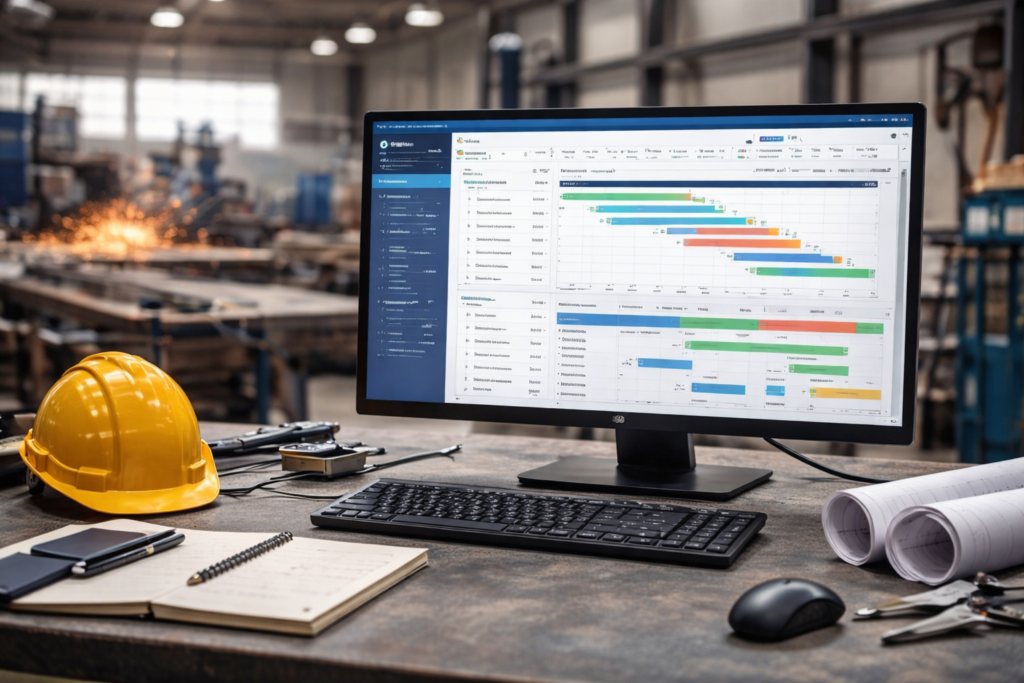 Projektmanagement Software für Metallbau mit digitaler Aufgabenplanung