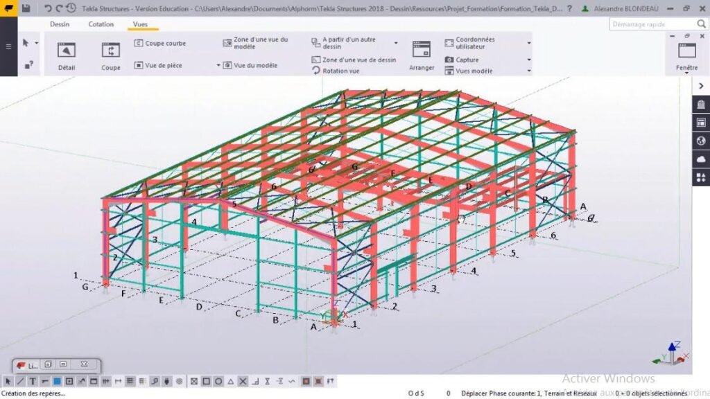 tekla Stahlkonstruktion