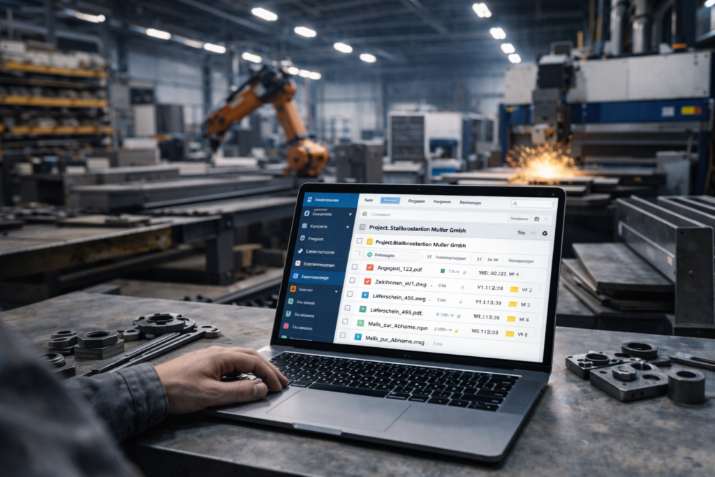 Dokumentenmanagement im Metallbau