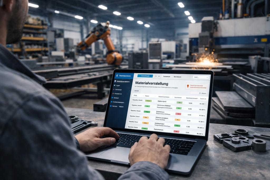 Materialverwaltung Software im Metallbau