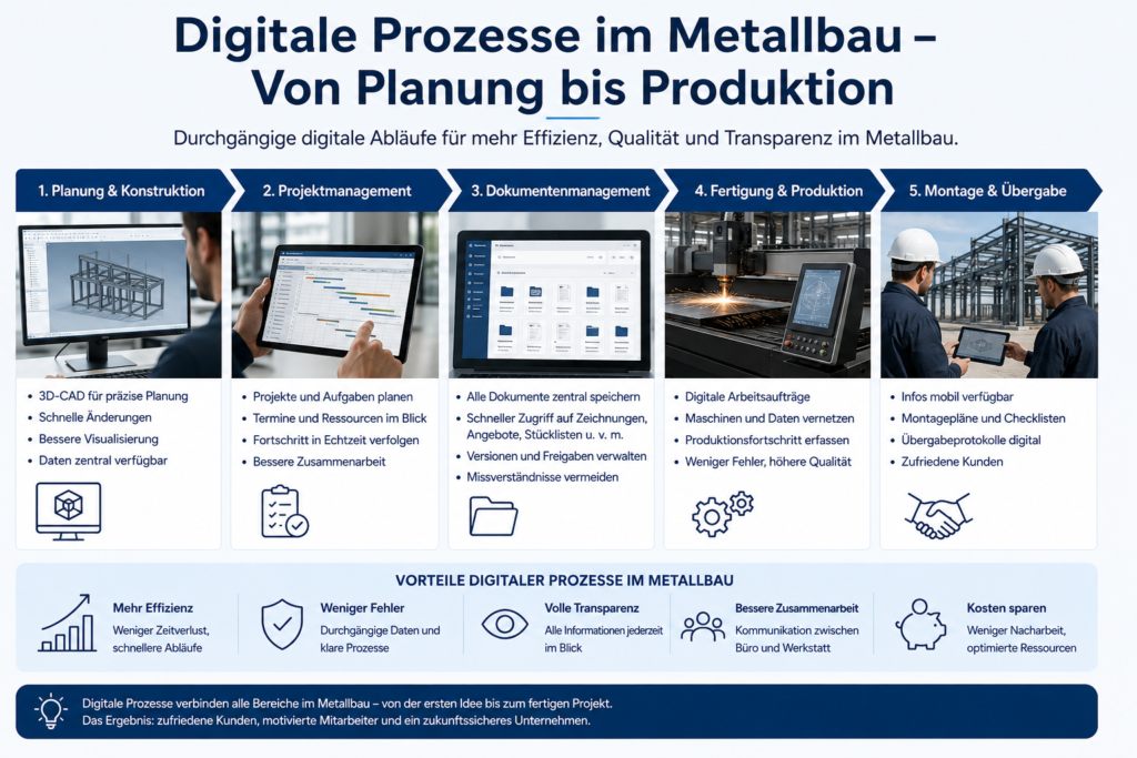 Digitale Prozesse im Metallbau