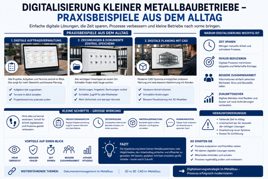 Digitalisierung kleiner Metallbaubetriebe