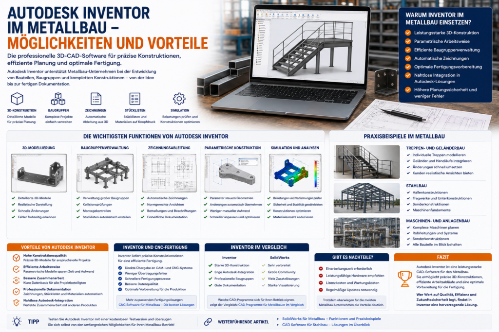 Autodesk Inventor im Metallbau Autodesk Inventor im Metallbau