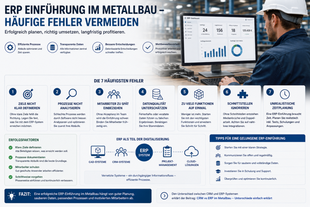 ERP Einführung im Metallbau 