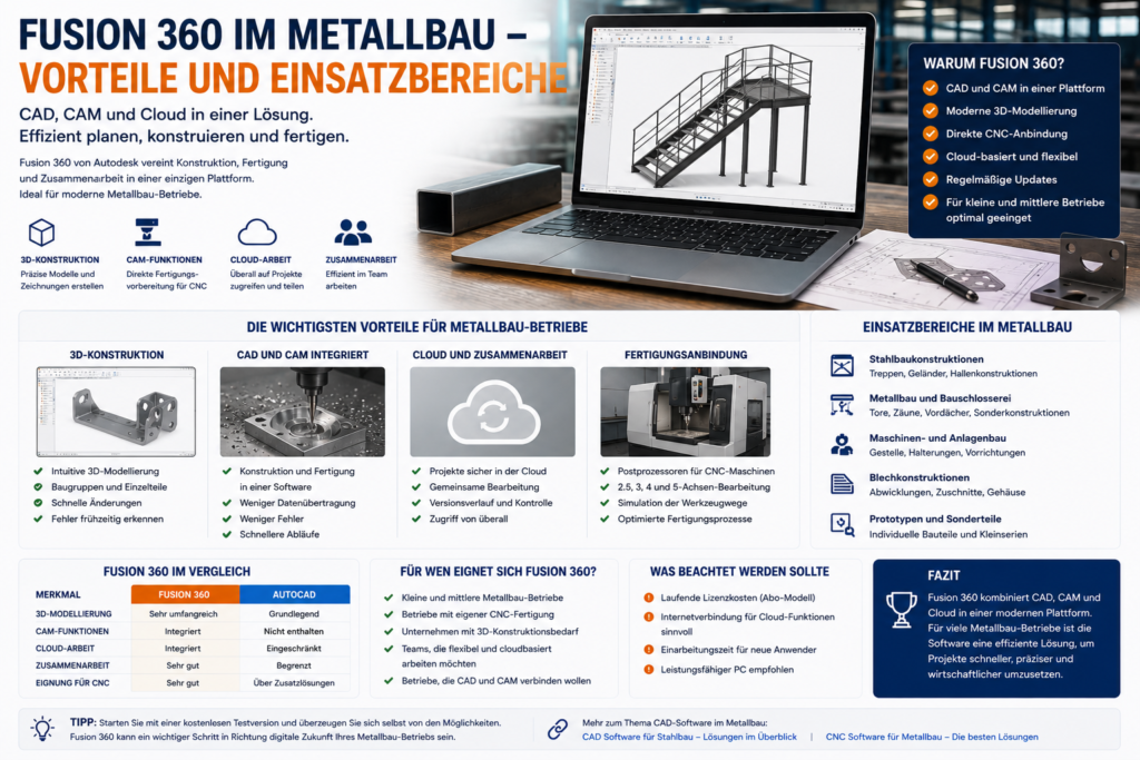 Fusion 360 im Metallbau Fusion 360 im Metallbau