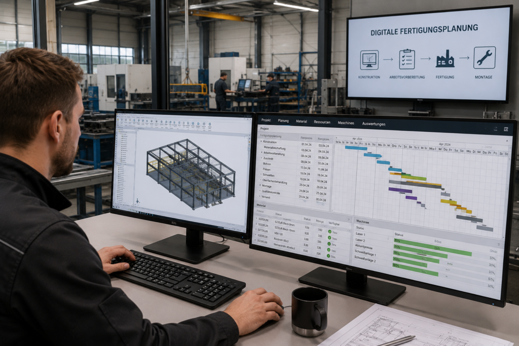 Digitale Fertigungsplanung im Metallbau Digitale Fertigungsplanung im Metallbau