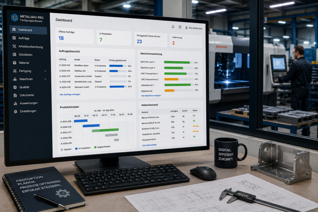 Fertigungssoftware im Metallbau Fertigungssoftware im Metallbau